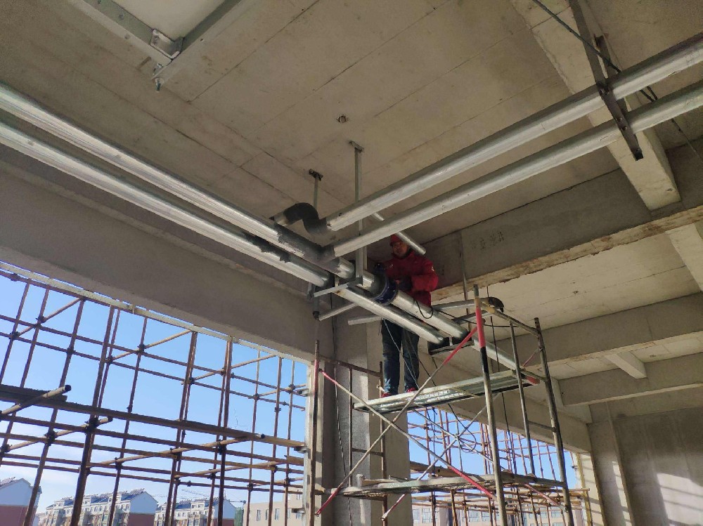 消防用镀锌管施工现场